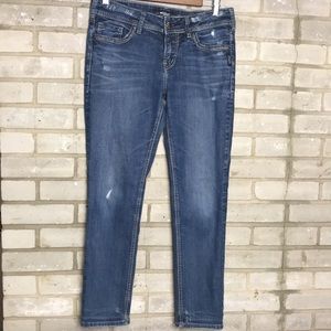 Silver Jeans Blue Ankle Crop Women's Jeans